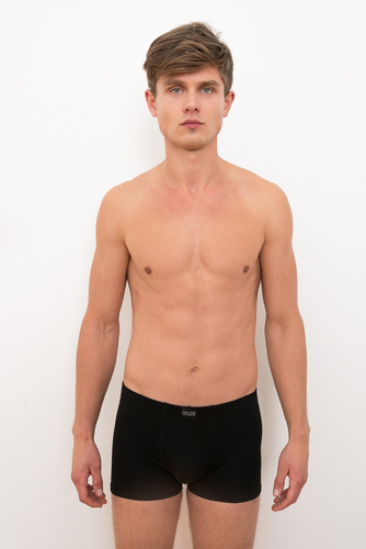 Apollo Herren Boxershorts Italian Fashion - schwarz 