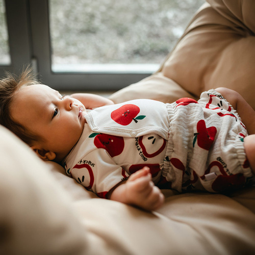 Baby Bloomers Eevi Snack Time Musselin Baumwolle ecru leicht