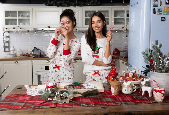 Samantha Sensis Damen Schlafanzug -ecru