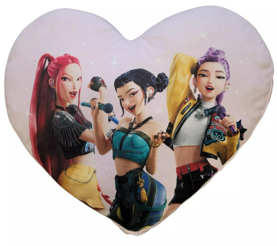 Halantex Kissen Herz K-POP Demon Hunters 40 cm Formkissen 04 Lila