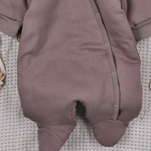 Gefütterter Baby-Overall Circus Nini – 100% Bio-Baumwolle