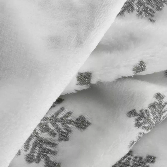 Blink Weihnachtsdecke mit Eurofirany-Sternen, silber