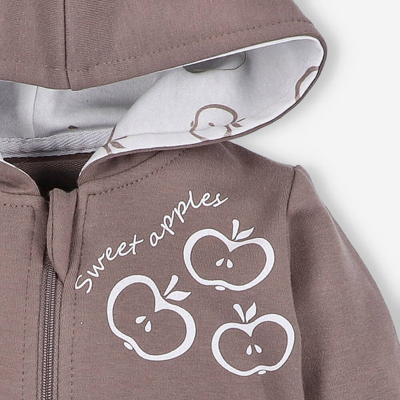 ABN-5307/CZE/056 Happy Apples Nini Sweatshirt aus Bio-Baumwolle