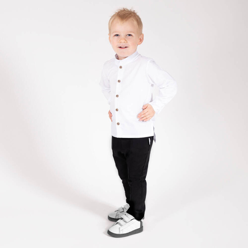 169512 Jungen-Langarmbluse „Magic of Christmas“ Nicol – weiß