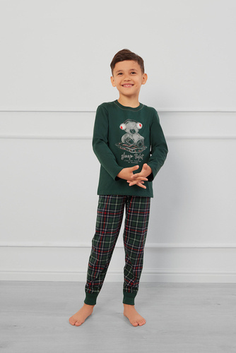 Fogo Kinderschlafanzug Italian Fashion - grün/print