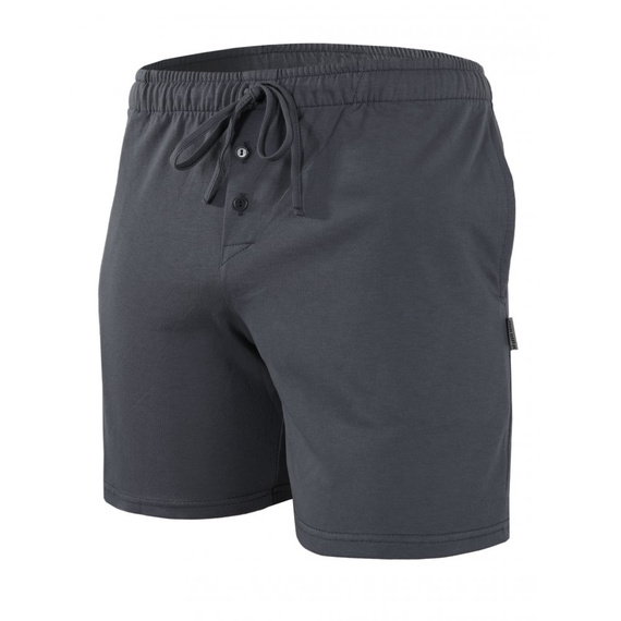 Milo 2 Sesto Senso kurze Pyjamahose, glatt, Graphit