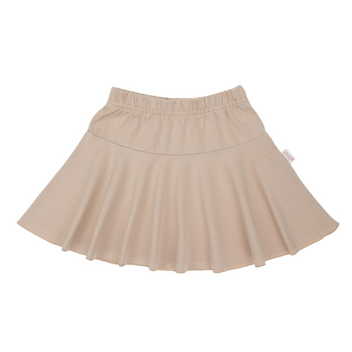 169600 Nicol beige Mädchen Baumwollrock mit welligem Saum
