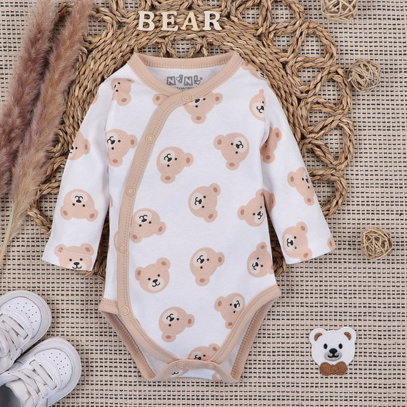 ABK-0047 Sweet Bears Baby-Set aus Nini-Bio-Baumwolle