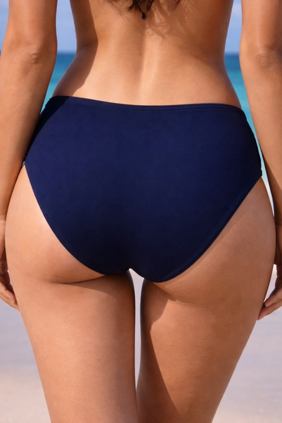 Bikinihose hoch geschnitten Blue Panther II 20007 Mediolano blau