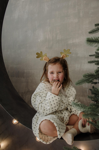 367 Melanie Forex Kinder Bademantel - ecru