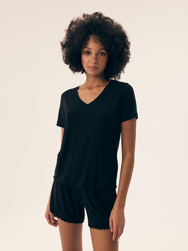 43022 Noves Henderson Damenpyjama – schwarz