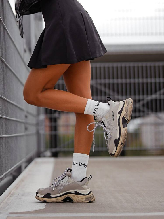 0200-125 90er Baby Milena Damensocken – ecru