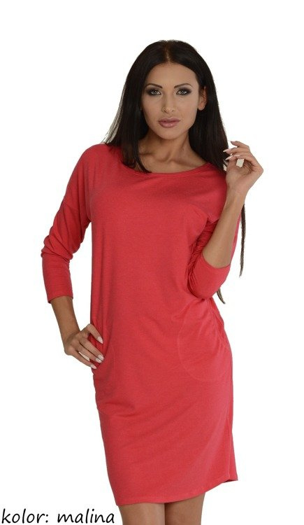 543 Paula Nachthemd 7/8 Ärmel - hell melange