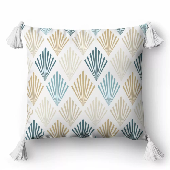 5403 A Dekokissenbezug Ornamente Panama 58 Detexpol weiß/beige/grau
