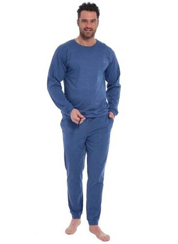 322/288 Lofoten 2 Cornette Herrenpyjama blau