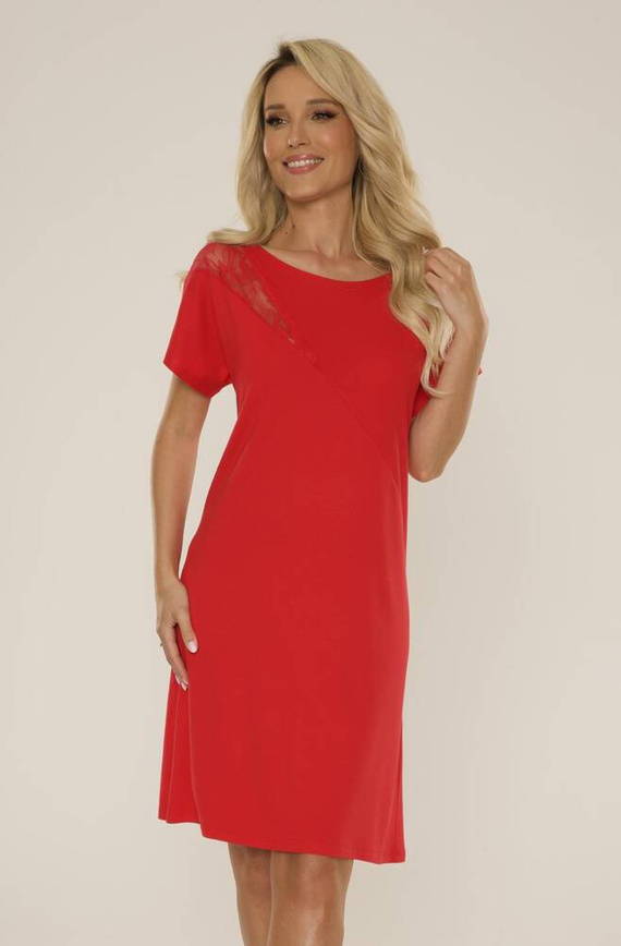 737 Velar Forex Nachthemd - rot