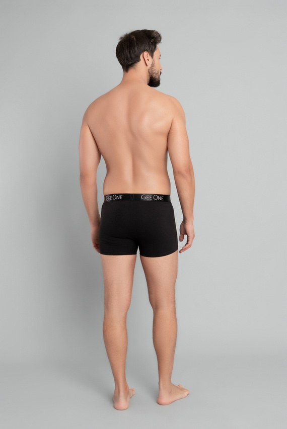 Fluo Herren Boxershorts Italian Fashion - schwarz/fluo grün