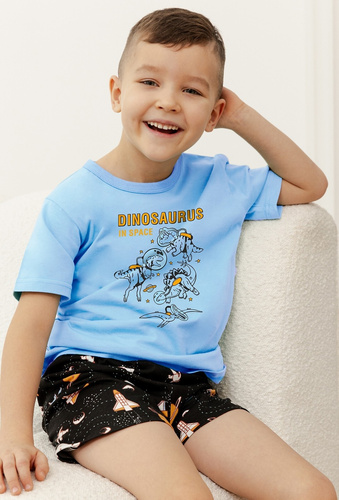 3406, 3406 Spencer Taro Jungenpyjama – Blau