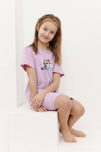 3383 Jemma Mädchenshirt Taro-lila