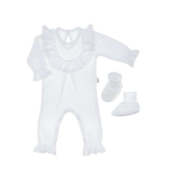 169085 Nicol Clown- und Schuhe-Set – weiß