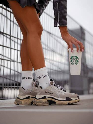 0200-125 90er Baby Milena Damensocken – ecru