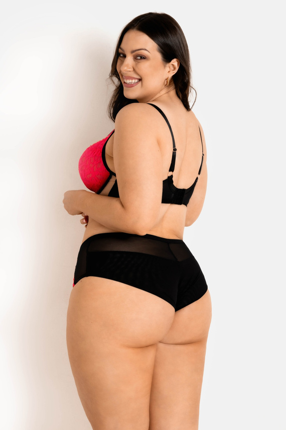 19232 Funny Full Höschen Milano schwarz-fluo – bequem, stylisch, flexibel