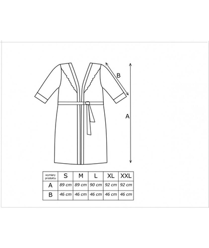 Mari Donna Damenbademantel – Ecru