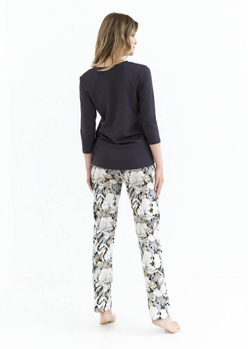 416 Cana Damenpyjama – Graphit