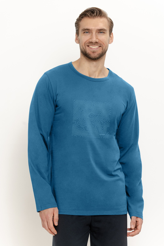 Herren-Pyjama Taro 3672 Rafael 100% Baumwolle Langarm und Hose
