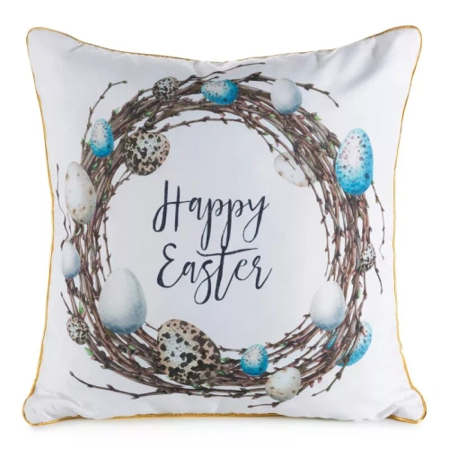 Eurofirany Wiosna 51– dekorativer Oster Kissenbezug stilvoll