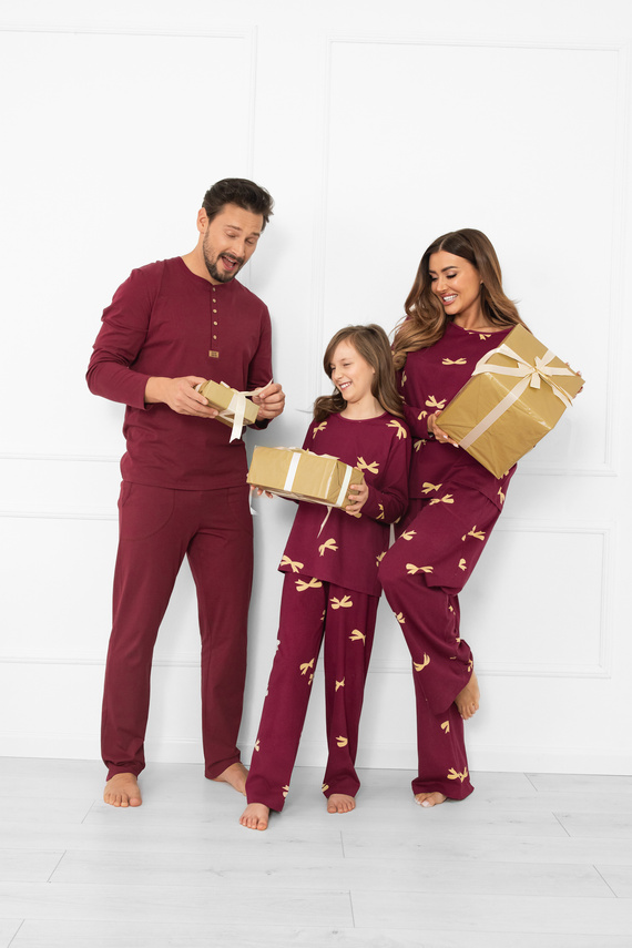 Kwadro Damenpyjama Italian Fashion - Baumwolle, langarm und Hose