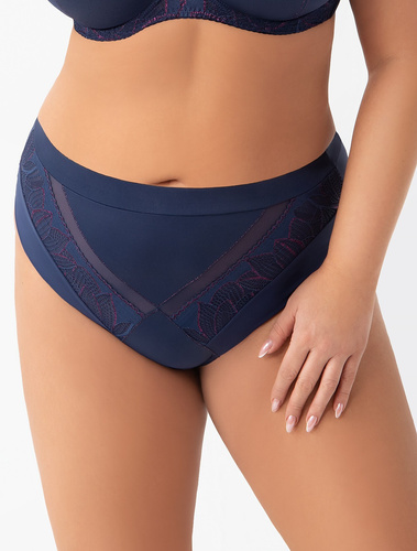 K 971 Astrid Damenhöschen Gorsenia - marineblau, Spitze und Tüll