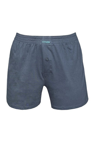 945/10 Cornette Herren-Boxershorts – Baumwolle 3er-Pack, Grau/Marineblau/Grün