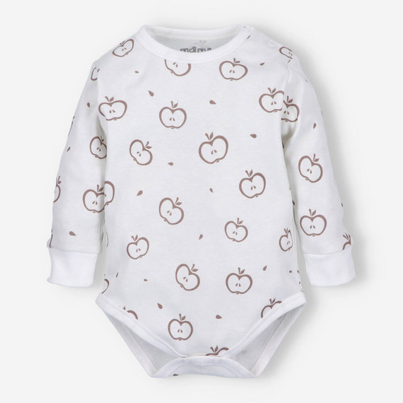 ABN-5294/JAB Happy Apples Body aus Bio-Baumwolle mit Nini-Print