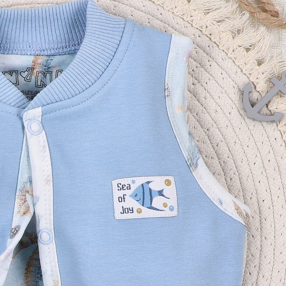 ABN-5458 Sea Of Joy Nini Weste – Bio-Baumwolle, bequemer Verschluss