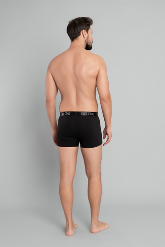 Fluo Herren Boxershorts Italian Fashion - schwarz/fluo grün