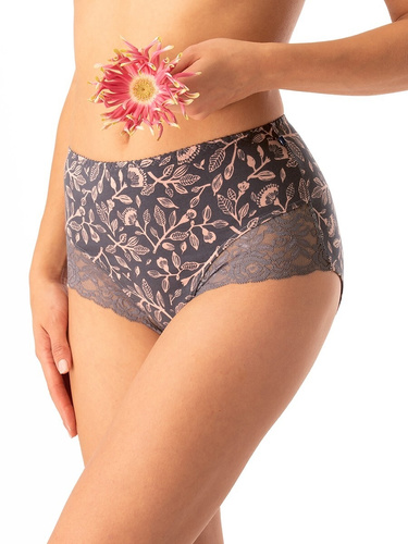 Damen-Slip Key LPF 545 grau – Baumwolle, bequem, 2 Stück in einer Packung