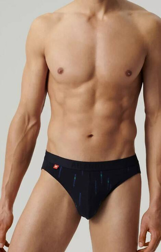 3MP-193 A'3 Atlantic Herren-Slip – Marineblau-Grün