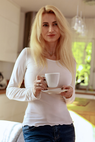 Bluse Selena Mirale aus Mikrofaser – figurbetonte Damenbluse