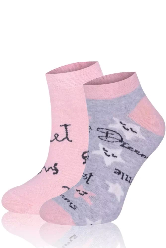 S140S Dreams Fußsocken Italian Fashion - lachs/hell melange