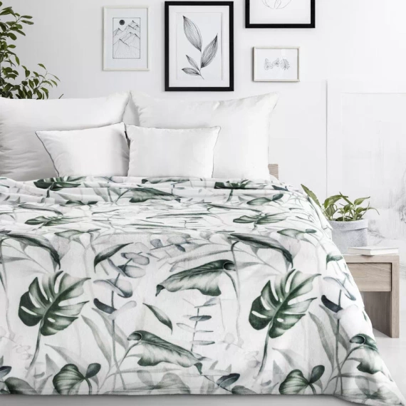 Ellen Blanket Tagesdecke lässt Eurocurtains weiß