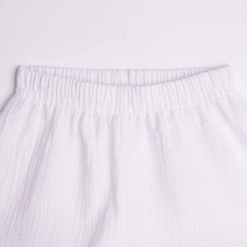 Mädchen Shorts Nicol 224315 Musselin 100% Baumwolle Sommer - Weiß