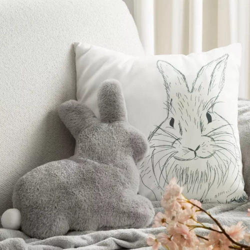 Eurofirany Wiosna 139– dekorativer Oster Kissenbezug stilvoll