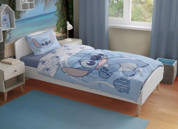 Lilo i Stitch Faro Bettwäsche 100% Baumwolle weiche Kinderbettwäsche