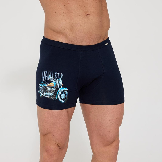 Cornette Tattoo 280/257 Legend Rider – Baumwoll Herren-Boxershorts grafit