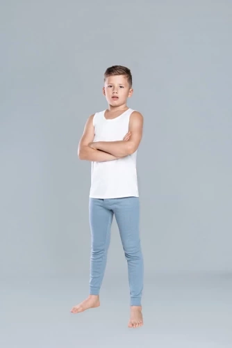 Johnny Hosen für Jungen Italienische Mode - grau