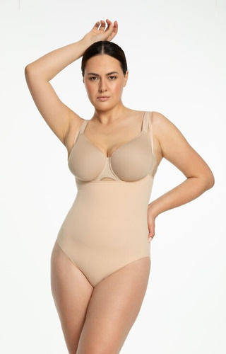 419 Nahtloser Julimex-Schlankheitsbody unter der Brust – Figurformend
