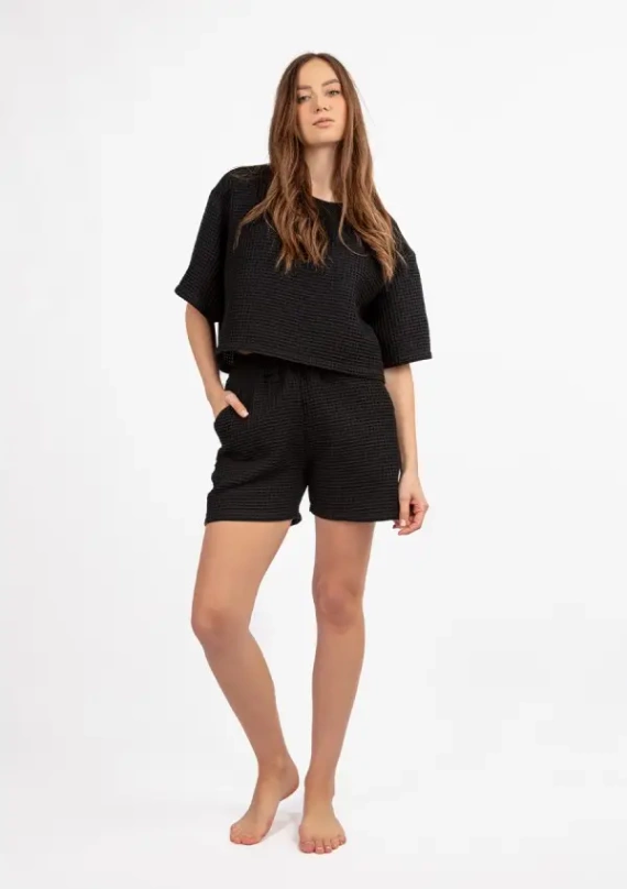 DK-K-W01 Dkaren Damen-Set – Schwarz