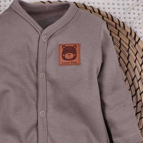 Baby-Strampler Nini Balloon Friends 100% Bio-Baumwolle für Neugeborene