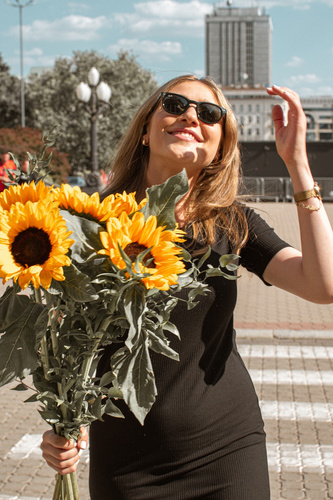 699 Freya Damen Kleid De Lafense - schwarz